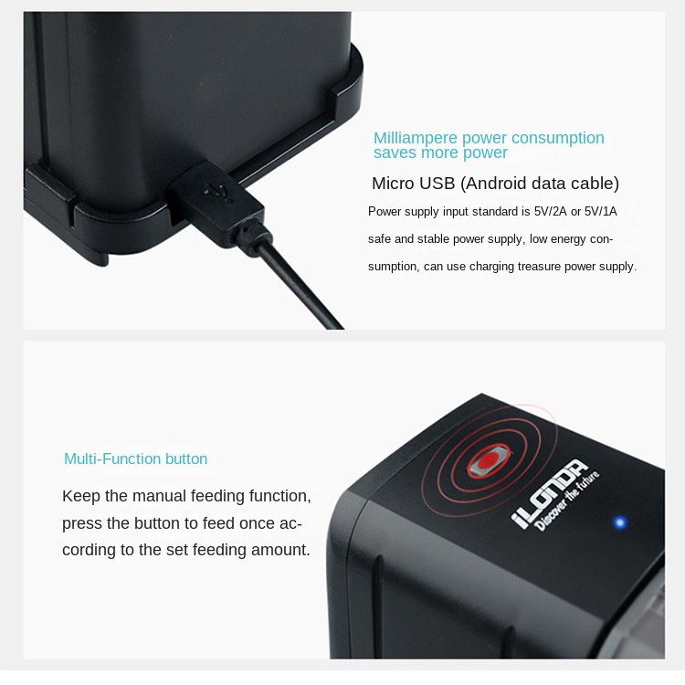 iLONDA Fish Tank Aquarium WiFi – Aquarium Fish Auto Feeder recenzja i cena