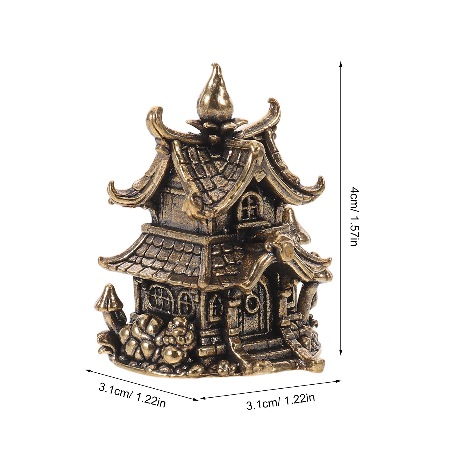 Small Brass Japanese Pagoda Or – Aquarium Fish Japanese recenzja i cena