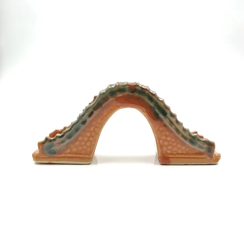 Resin Ceramic Jade Bridge Fish – Aquarium Fish Bridge recenzja i cena