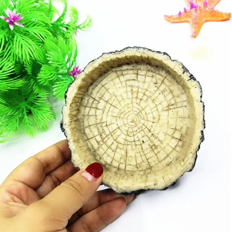 Pet Reptile Feeder Bowl Resin  – Aquarium Fish Feeder recenzja i cena