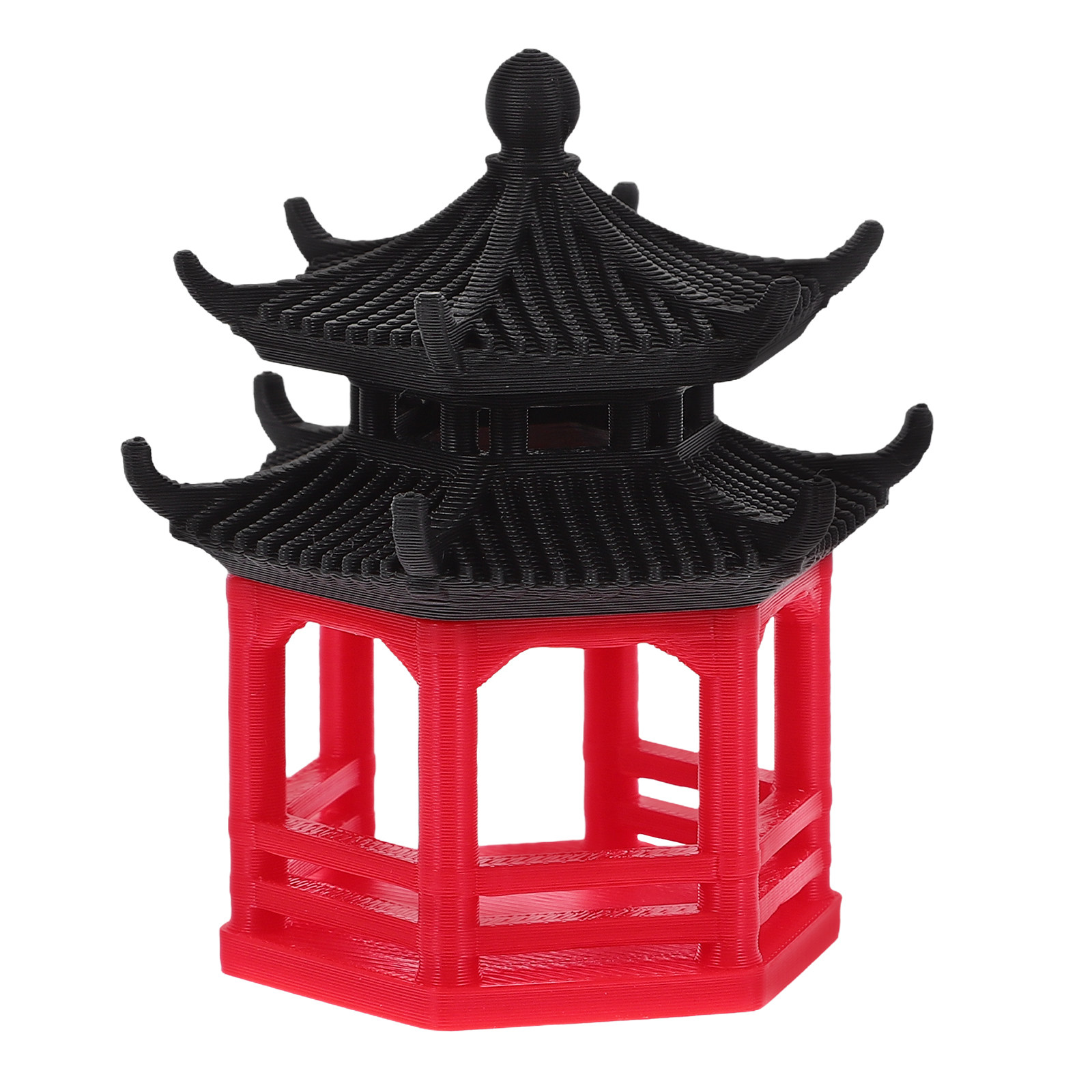 Hexagonal Pavilion Bonsai Deco – Aquarium Fish Japanese recenzja i cena