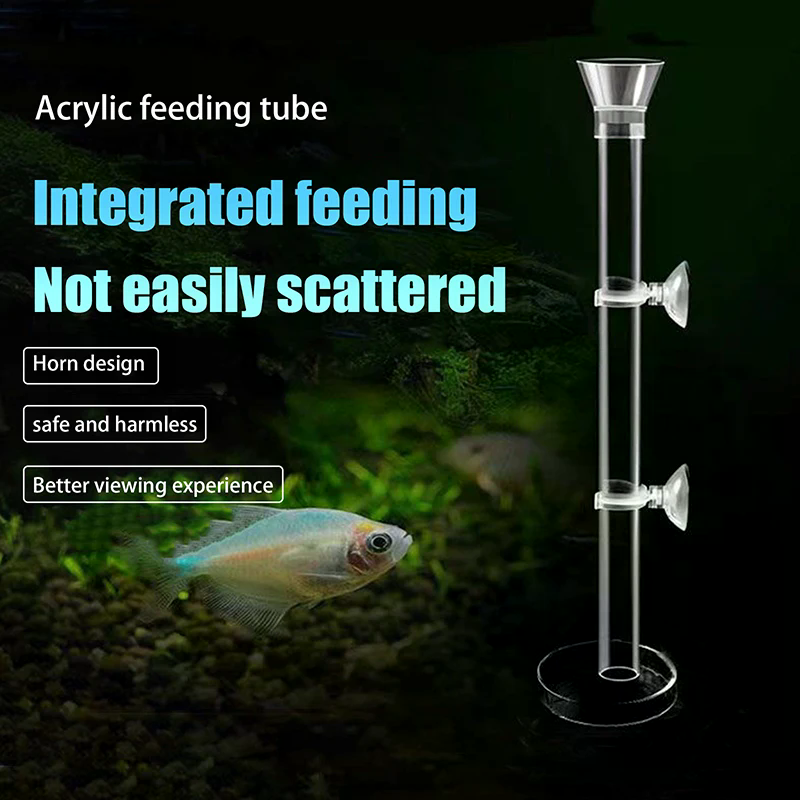 Acrylic Aquarium Feeder Tube D – Aquarium Fish Holiday Food recenzja i cena