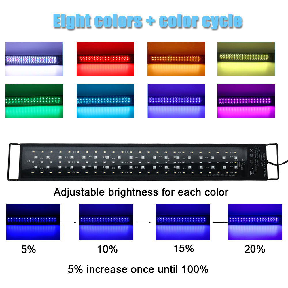 30-60cm Fish Tank 24/7 Full Sp – Aquarium Fish Light Lamp recenzja i cena
