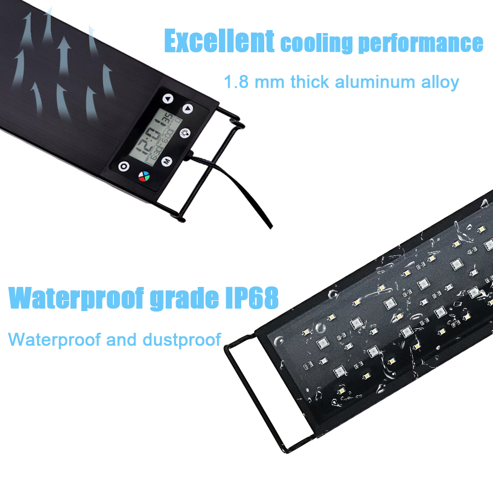 30-60cm Fish Tank 24/7 Full Sp – Aquarium Fish Light Lamp recenzja i cena