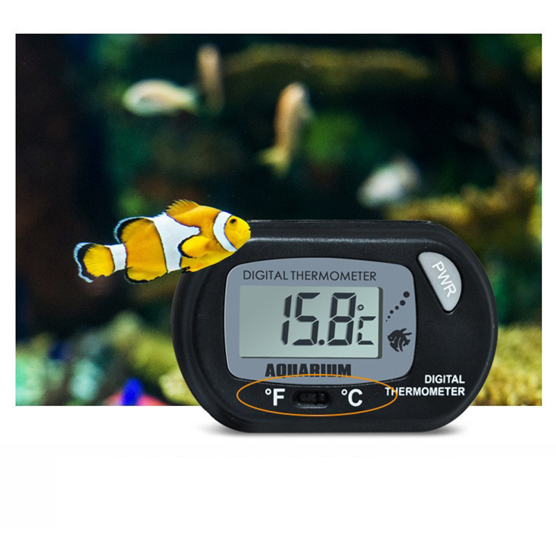 1PC 58*37mm Fish Tank Digital  – Aquarium Fish Yellow And Black recenzja i cena