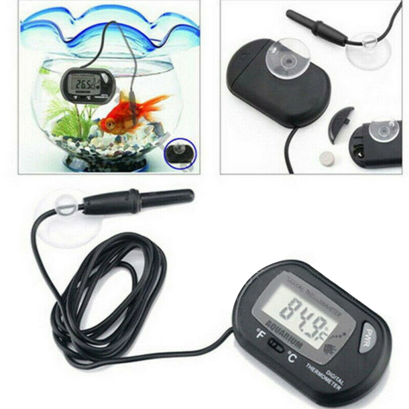 1PC 58*37mm Fish Tank Digital  – Aquarium Fish Yellow And Black recenzja i cena