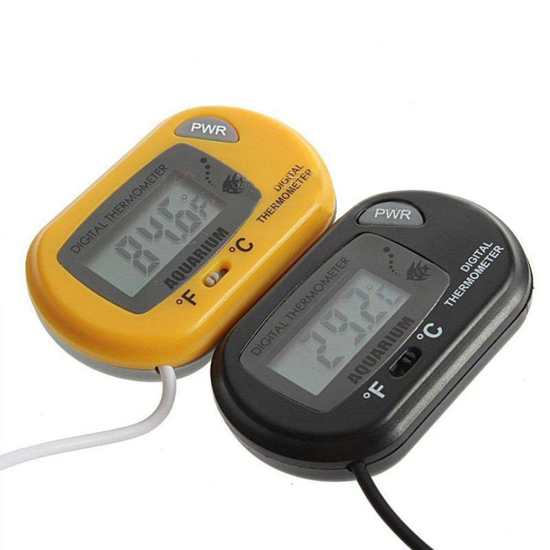 1PC 58*37mm Fish Tank Digital  – Aquarium Fish Yellow And Black recenzja i cena