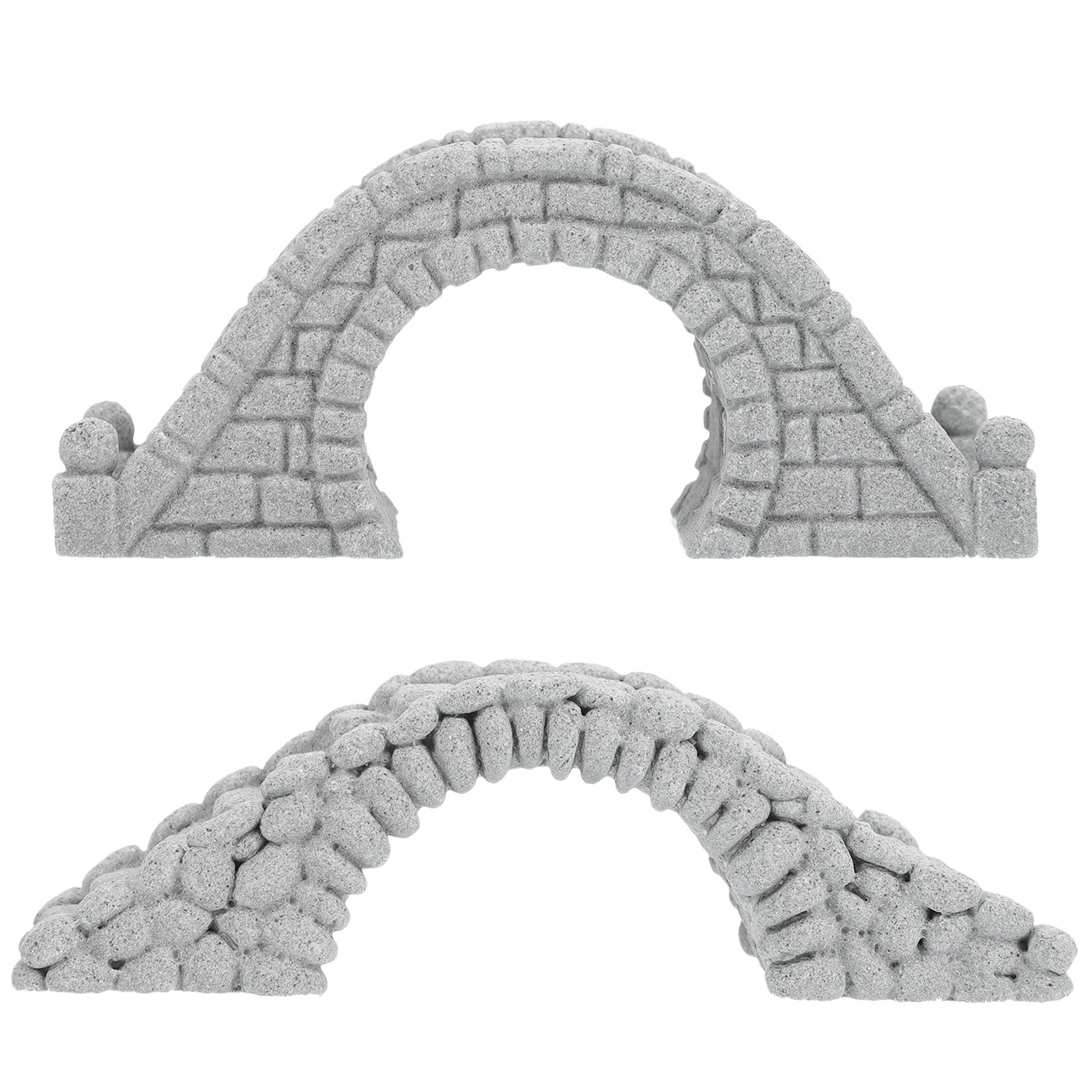 2Pcs Realistic Miniature Arch  – Aquarium Fish Bridge recenzja i cena