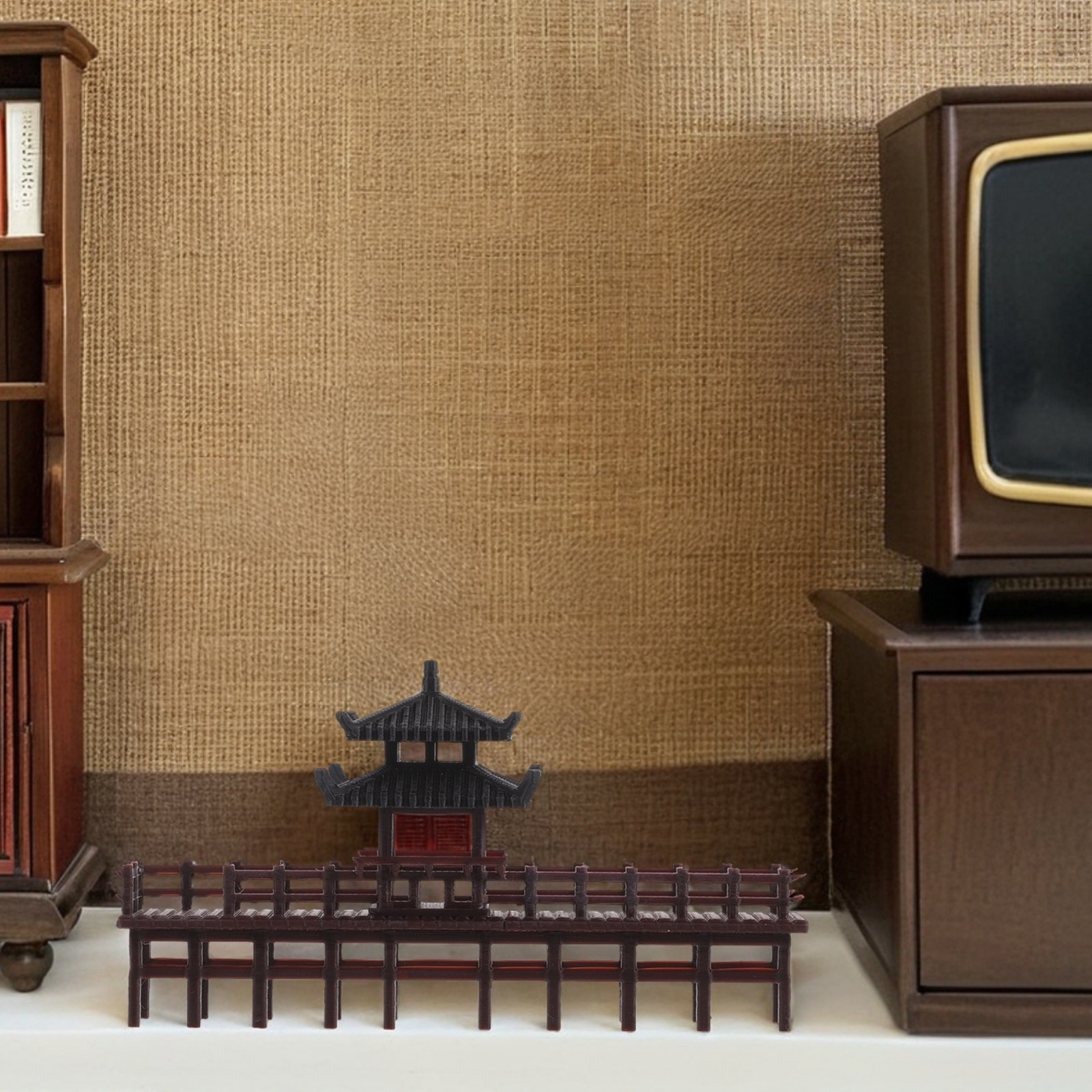 Mini Chinese Pavilion Bridge D – Aquarium Fish Bridge recenzja i cena