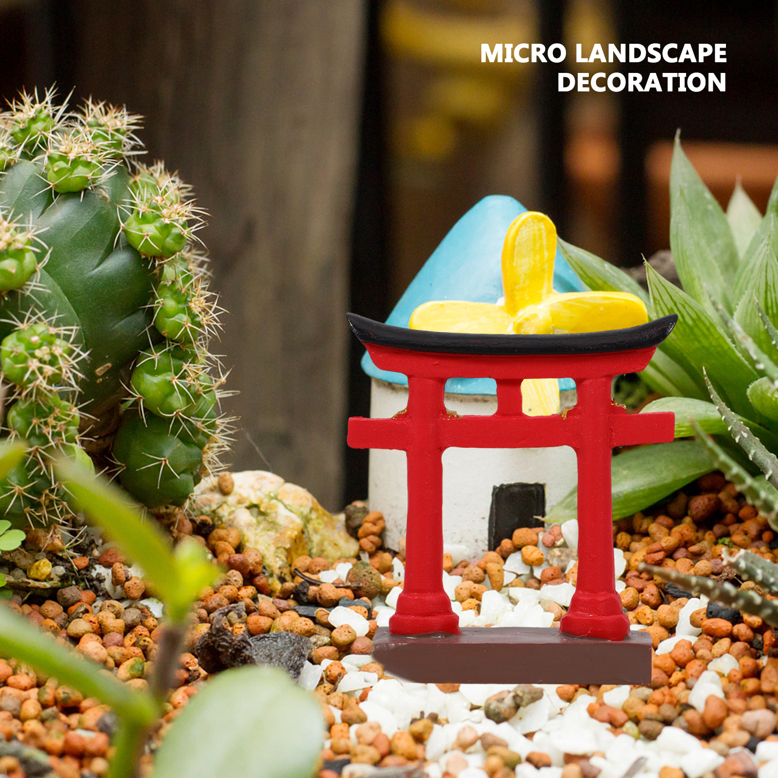 Miniature Japanese Torii Gate  – Aquarium Fish Japanese recenzja i cena