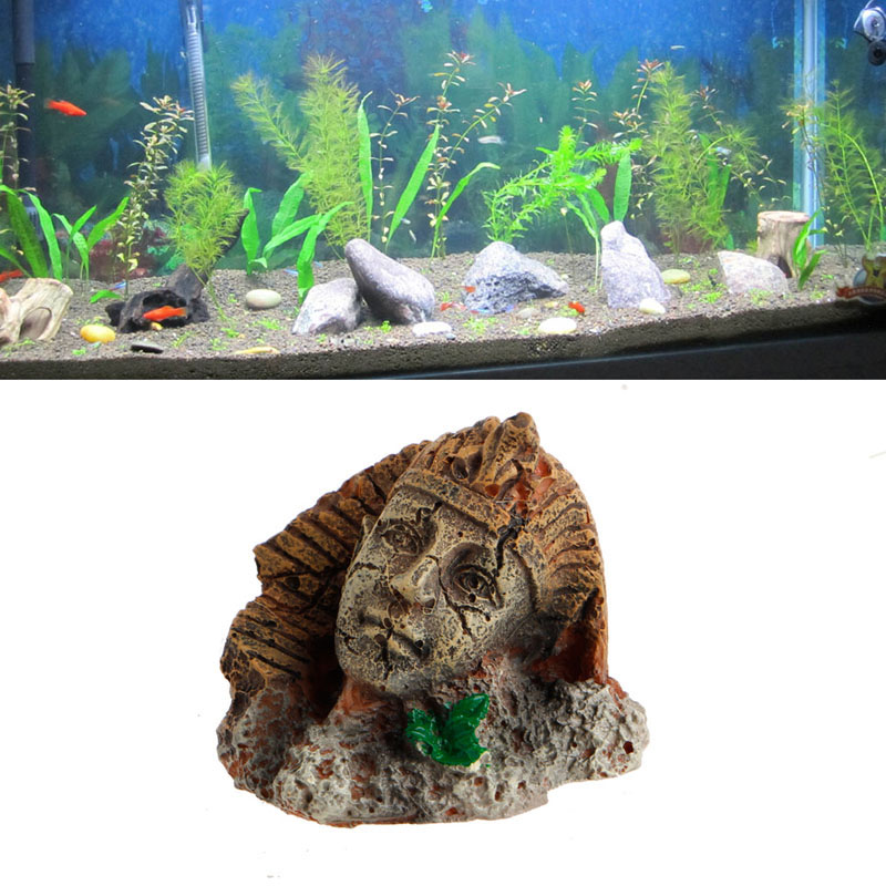 Egyptian Pharaoh Sphinx Resin  – Aquarium Fish Store recenzja i cena
