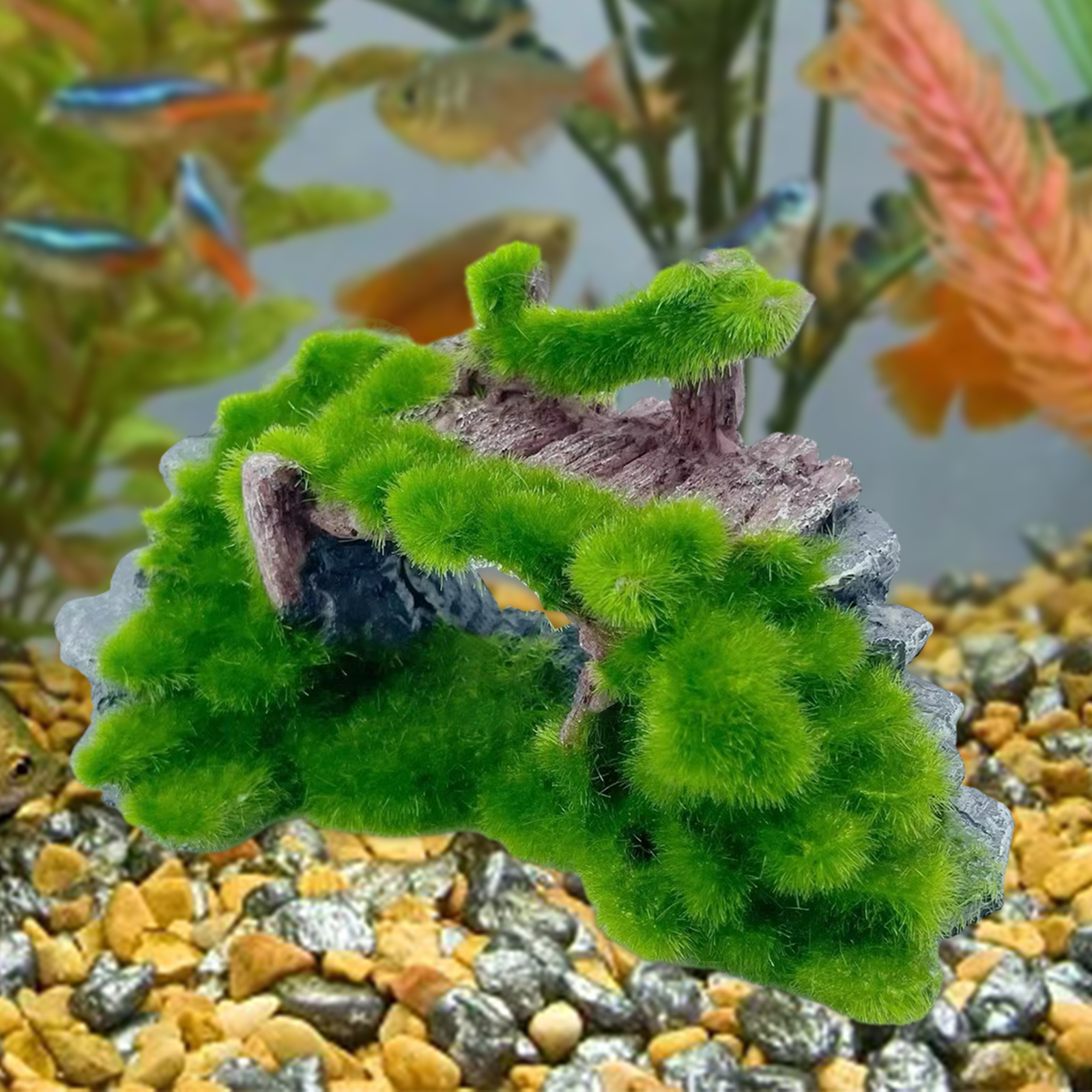 Fish Tank Decoration Rock Cave – Aquarium Fish Bridge recenzja i cena