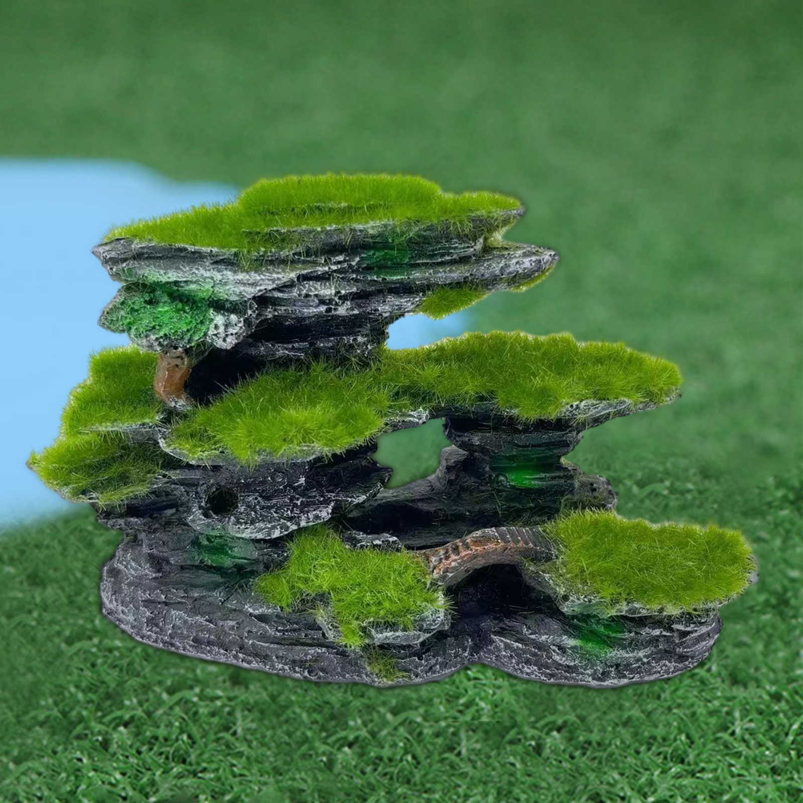 Fish Tank Decoration Rock Cave – Aquarium Fish Bridge recenzja i cena